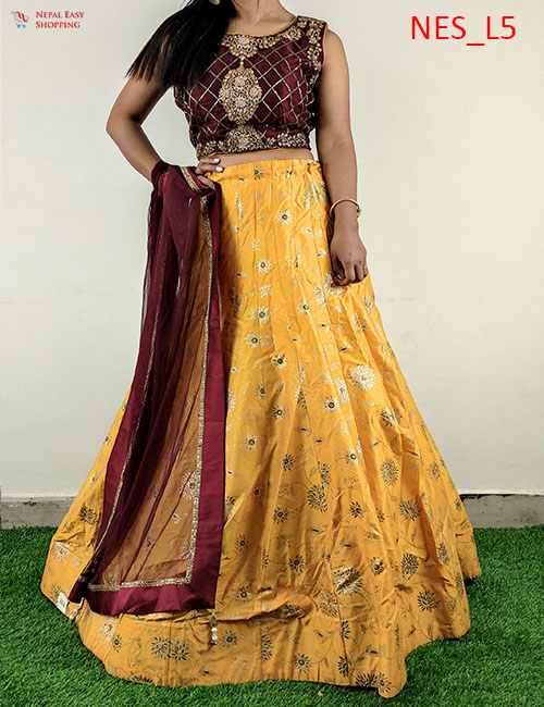 Mkor Design Banarasi Silk Ladies Lehenga at Rs 5000 in Lucknow | ID:  21914182030