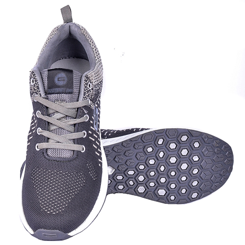 Goldstar Black Grey Sports Shoes For Men G10-204
