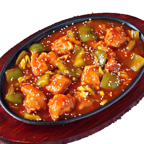 Chicken Manchurian (Serve with plain rice)