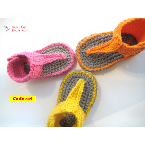 Handmade Newborn Knit Acrylin Shoes, Soft Acrylic Baby Booties, Baby Girl Welcome Gift,Newborn Girl Shower Gift