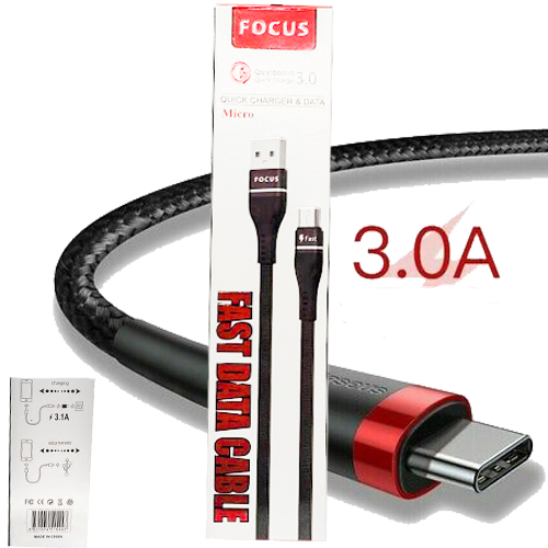 Focus Qualcomm 3.0 Quick Charger And Data Cable