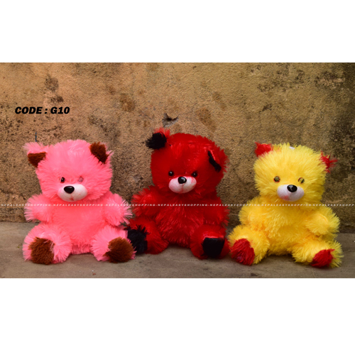 Hardik toys mini teddy bear soft toy set of 3 colors
