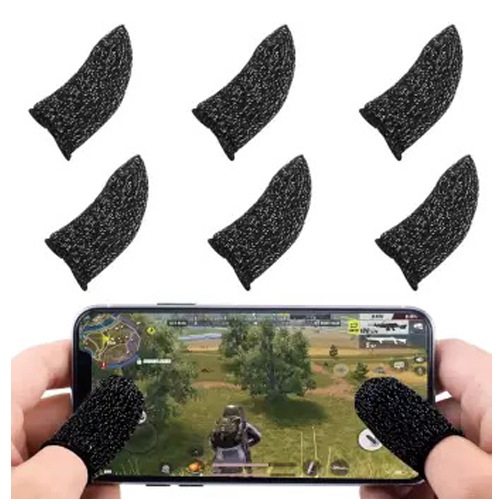 Mobile Finger Sleeve Cots Touch Screen Game Controller Sweat-Proof Cap Gloves