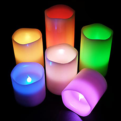 Led Color Changing Candle 1X