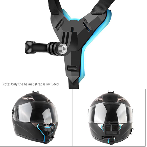 Motorcycle Helmet Strap mount for go pro