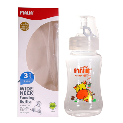 Red Farlin Feeding Bottle 10oz Nf-805