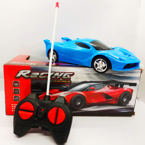 Lamborghini  Car with Rechargeable Battery and Charger RC Car for Kids, Blue