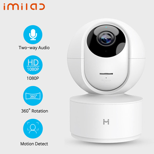 Indoor Camera,IMILAB 1080P Wireless Smart Home Baby Monitor IP Security Camera,2.4Ghz WiFi Surveillance Dome Camera
