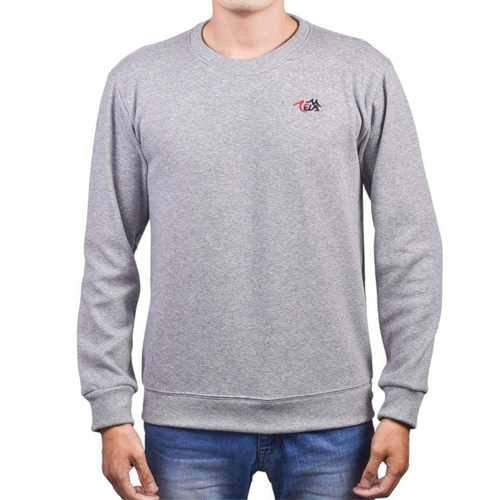 Men's Grey Summer And Winter Long sleeves Sweatshirts