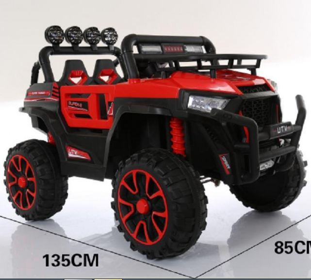 Children's Electric Car Off-road Vehicle Ride on Car Four-wheel Drive Outdoor Toys Cars Game Swing Carriages for Children Baby RIDEON JEEP DLX6188