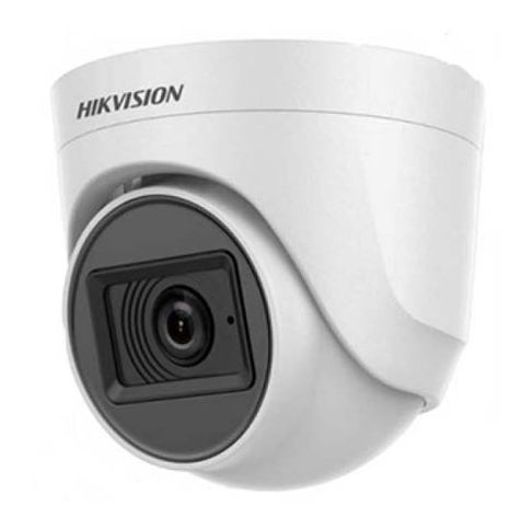 HIKVISION 5MP Indoor IR Turret Turbo HD Camera Built-in Mic, Audio up Coaxial   DS-2CE76HOT-ITPFS