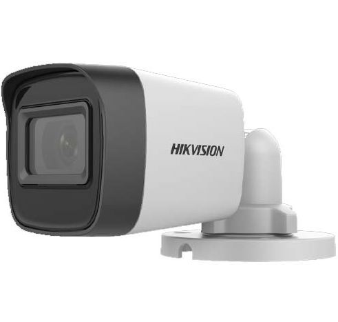 HIKVISION 5MP IR Bullet Turbo HD Camera Built-in Mic, Audio up Coaxial DS-2CE16HOT-ITPFS