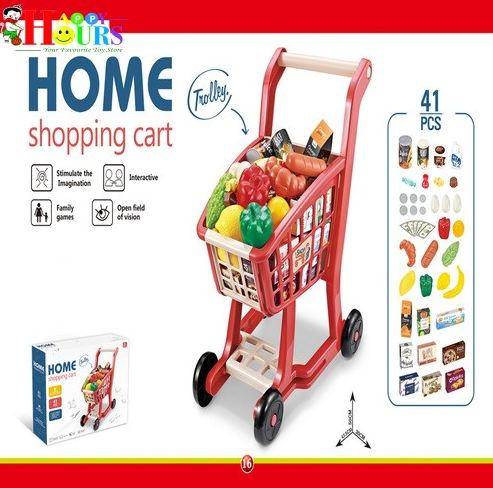 SHOPPING CART WITH ACCESSORIES