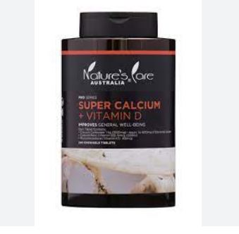 Nature's Care Australia Super Calcium + Vitamin D, 240 Tablets