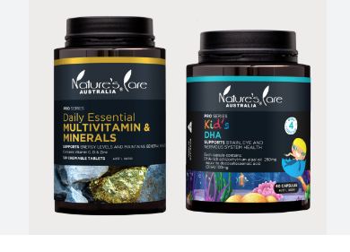 Nature's Care Daily Essential Multivitamins & Minerals + Marine Collagen