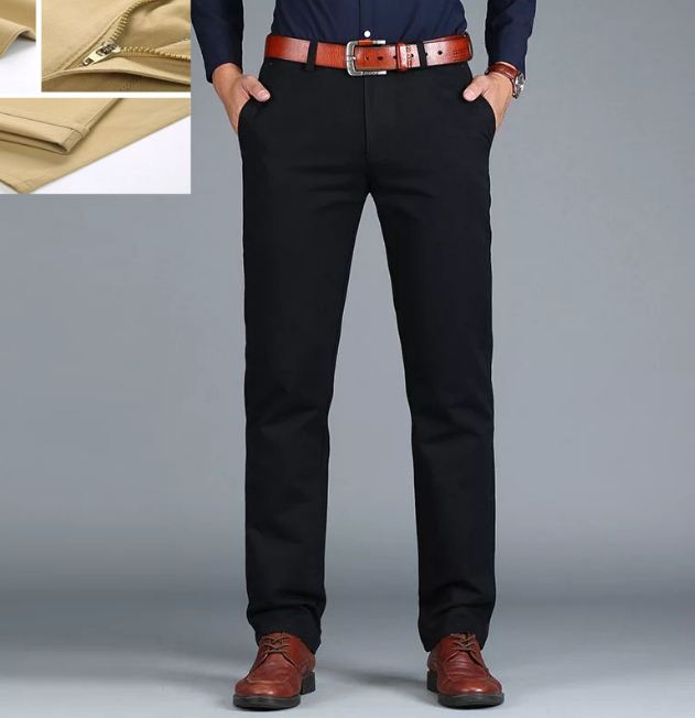Men's stylish Regular Fit Cotton Pant Black color