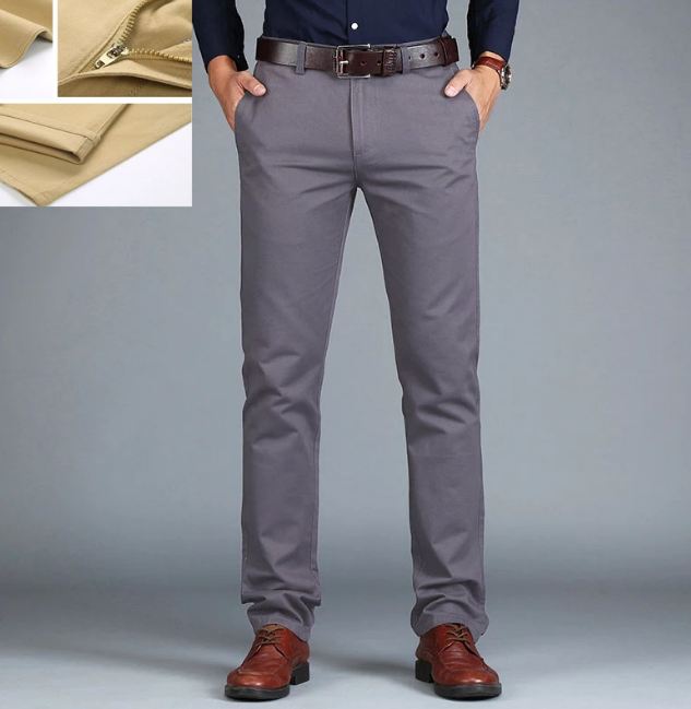 Men's stylish Regular Fit Cotton Pant Grey color