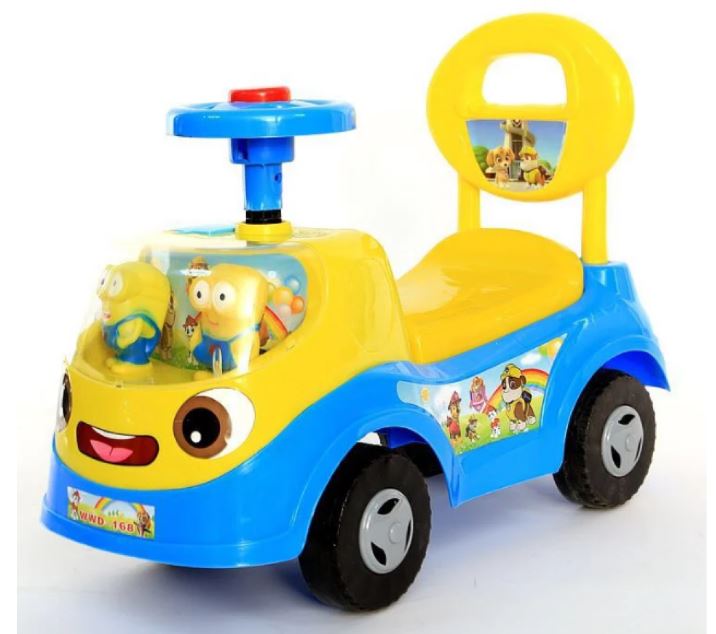Minion Kids Ride On Car Push Car With Music & Light
