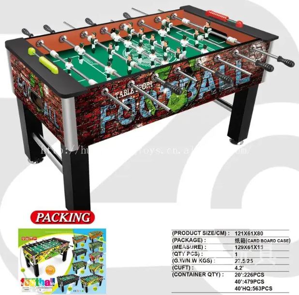 NES Foosball Soccer Table, Strong and Sturdy 48 inch Model for Adults, Suitable for Homes, Clubs, Gaming Arcades and Office