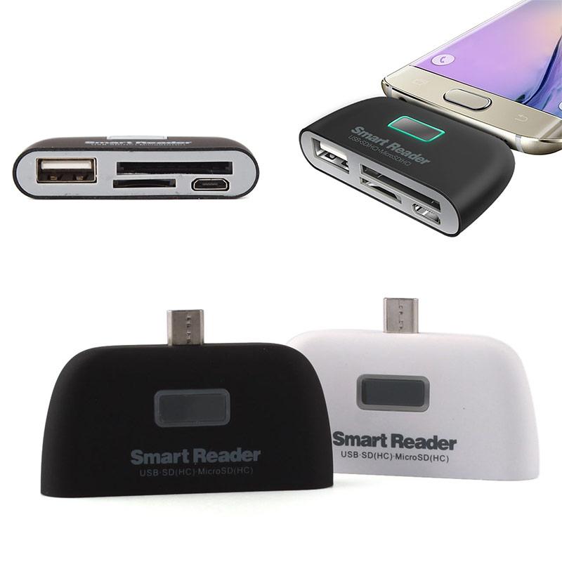 Smart Card Reader Adapter Micro USB Charge Durable Port