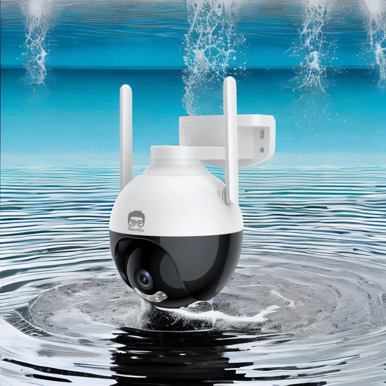 Waterproof Camera, Motion Detection, Night Vision, and Night Color WiFi IP Camera  for Home Office