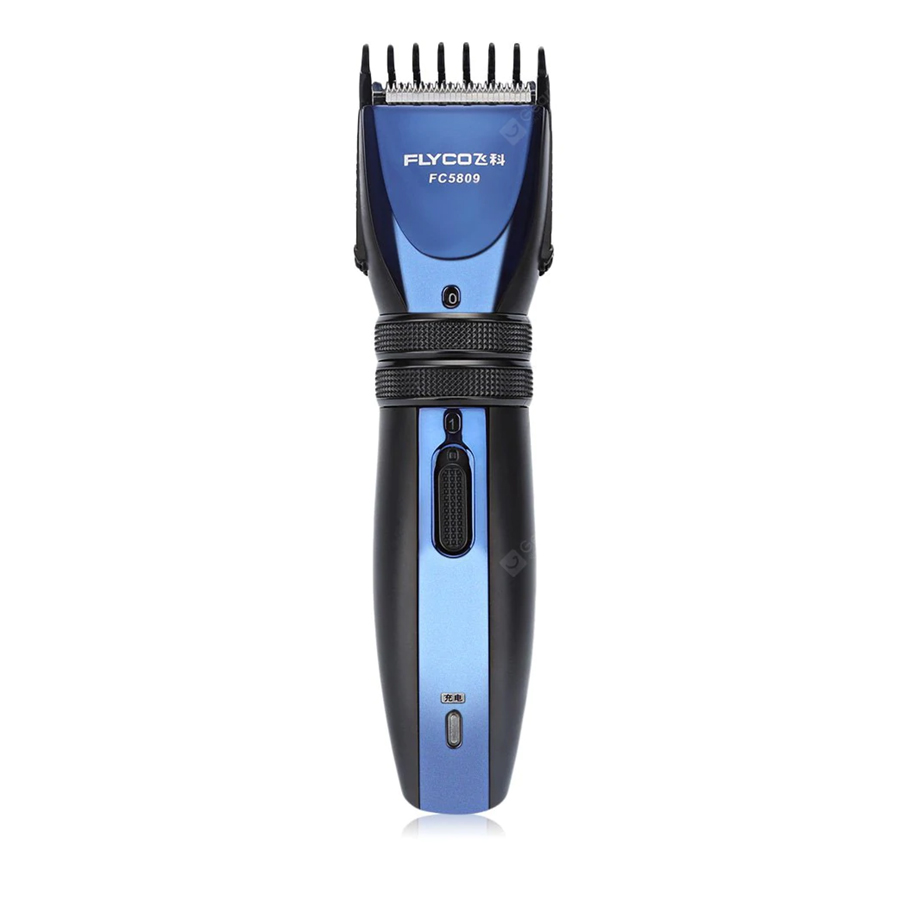 FLYCO 100V-240V Charging Plug Professional Hair Trimmer Electric Hair Shaver Clipper Trimmer