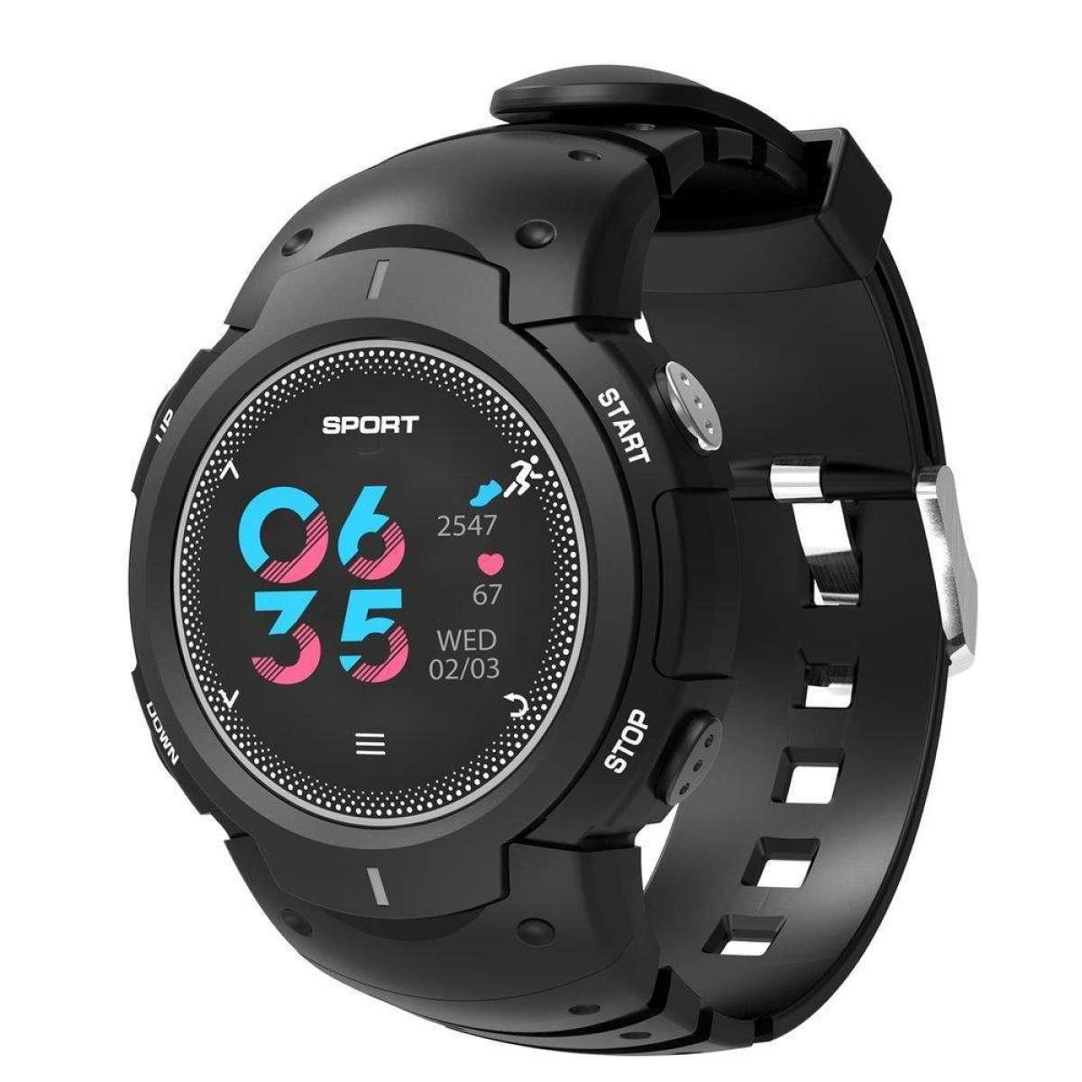 Smart Watch Heart Rate and Blood Pressure Sleep Monitor Waterproof Wristband Black