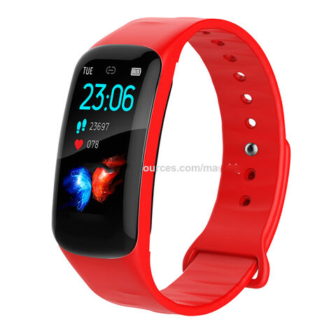 Waterproof H29 Smart Bracelet Heart Rate Health Watch Band Blood Pressure Smart Watches Fitness Tracker Red
