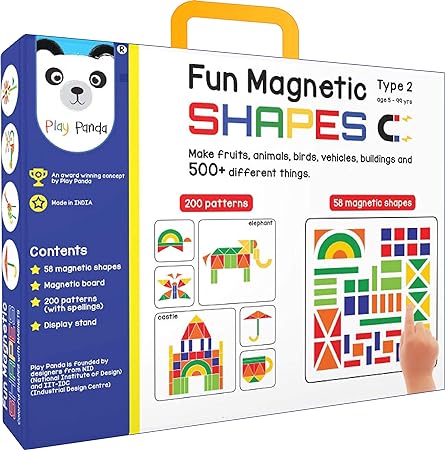 Play Panda Fun Magnetic Shapes All (Junior)Type 2