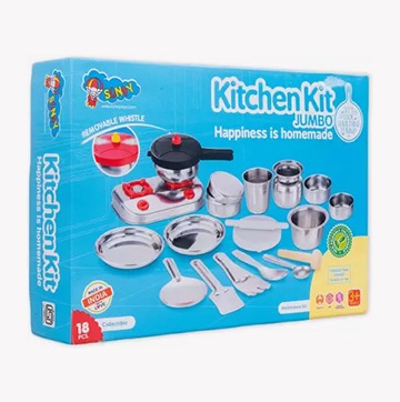 Kids Role Play Kitchen Kit Jumbo Set