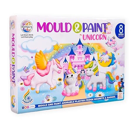 Kids Game Phactory Unicorn Mould & Paint DIY KIT