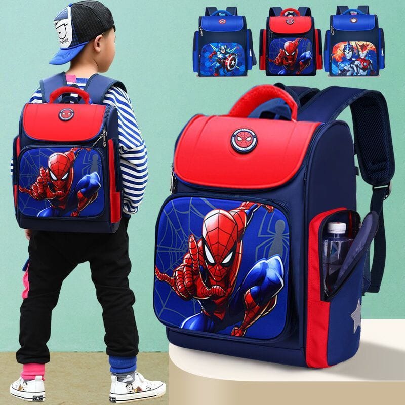 Kids Disney and Marvel Themed Waterpoof Backpack For School Travel Camping Gift