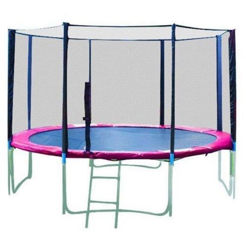 10 -Foot Round Trampoline and Enclosure with spring
