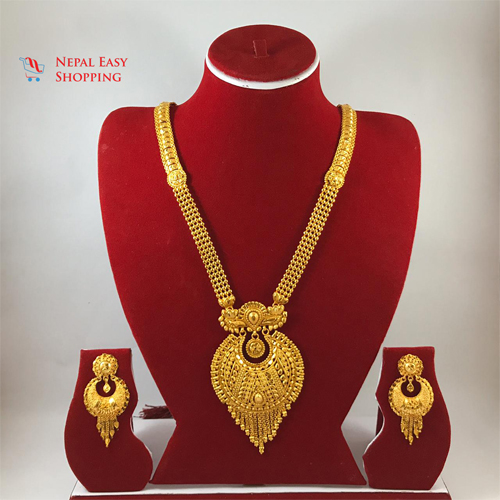 Rani Haar With Earning Set Gold Plated