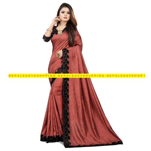 Creamson Red Colour Banarasi Silk Saree