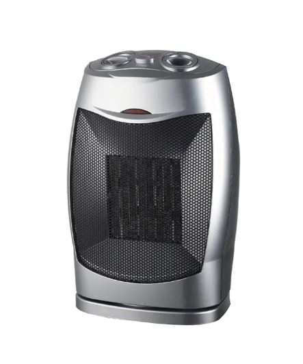 Electric Fan Heater Thermostat Portable Oscillating Base and Remote Control