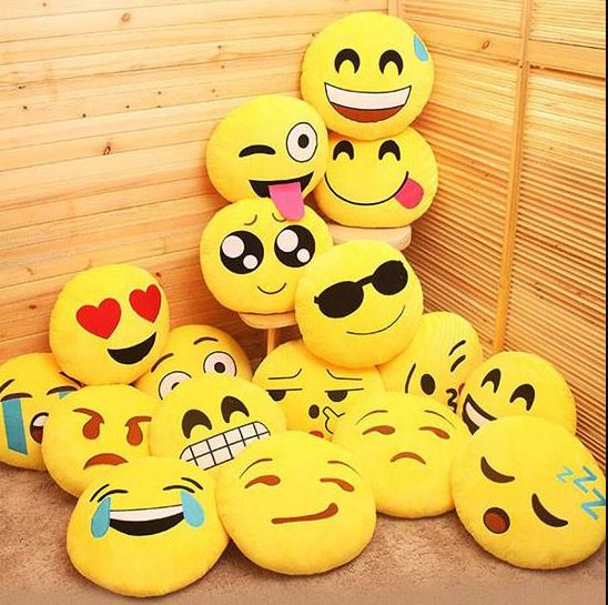 Soft Cute Emoji Cushions Pillows