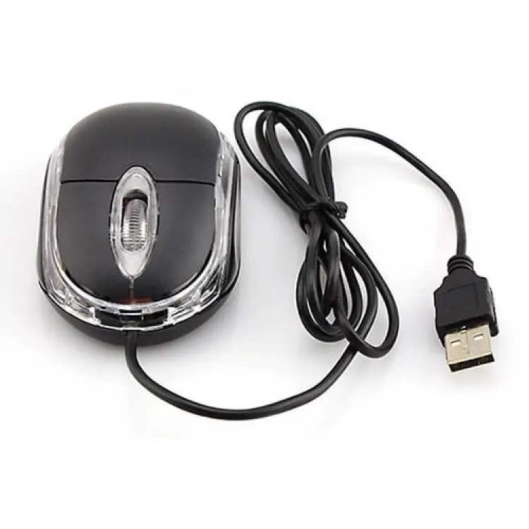 Dell Black Wired Cable-USB Optical Mouse