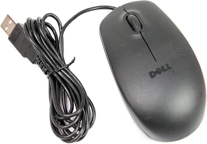 Black Wired Cable-USB Optical Mouse For Office and Gaming